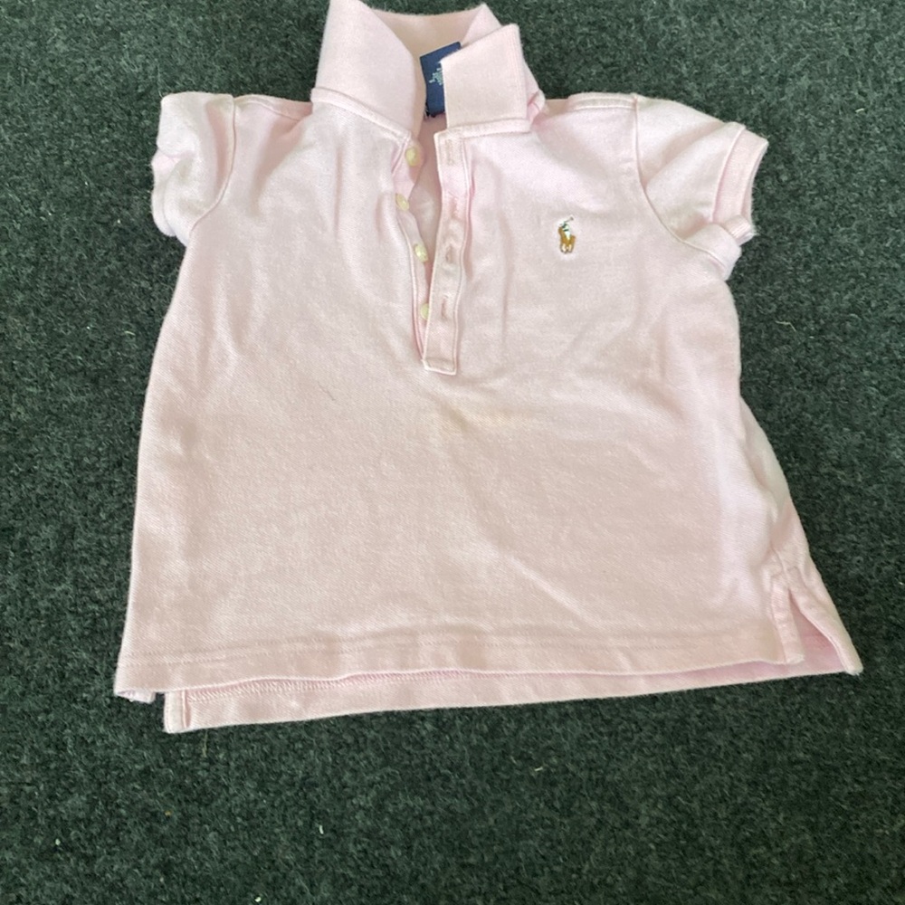 Cute pink polo